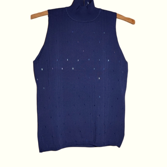 Essendi purple Silk turtle neck top - Picture 1 of 10